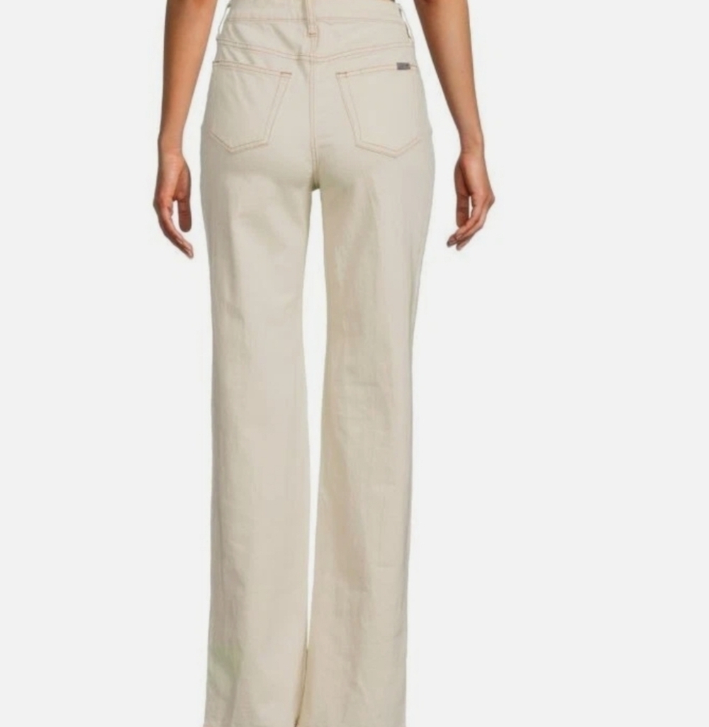 NWT Joes Jeans High Rise Wide Leg In Ecru Cream    Size 32